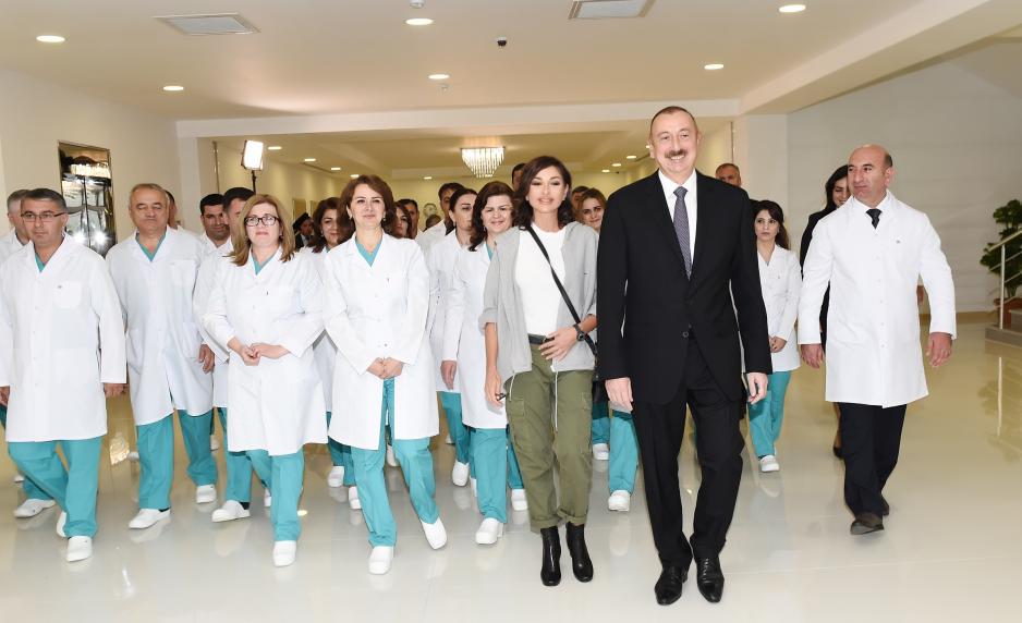 Ilham Aliyev inaugurated Guba District Central Hospital