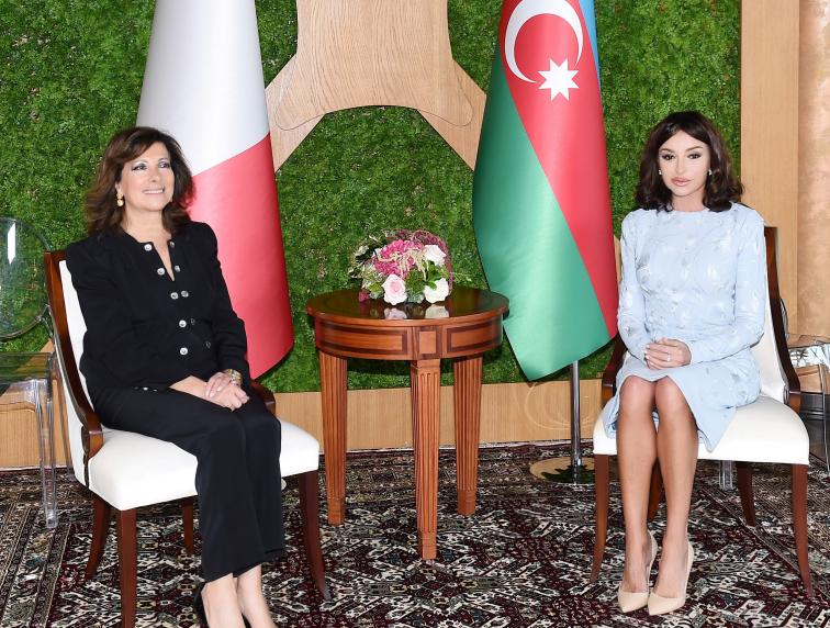 First Vice-President of Azerbaijan Mehriban Aliyeva met with president of Italian Senate