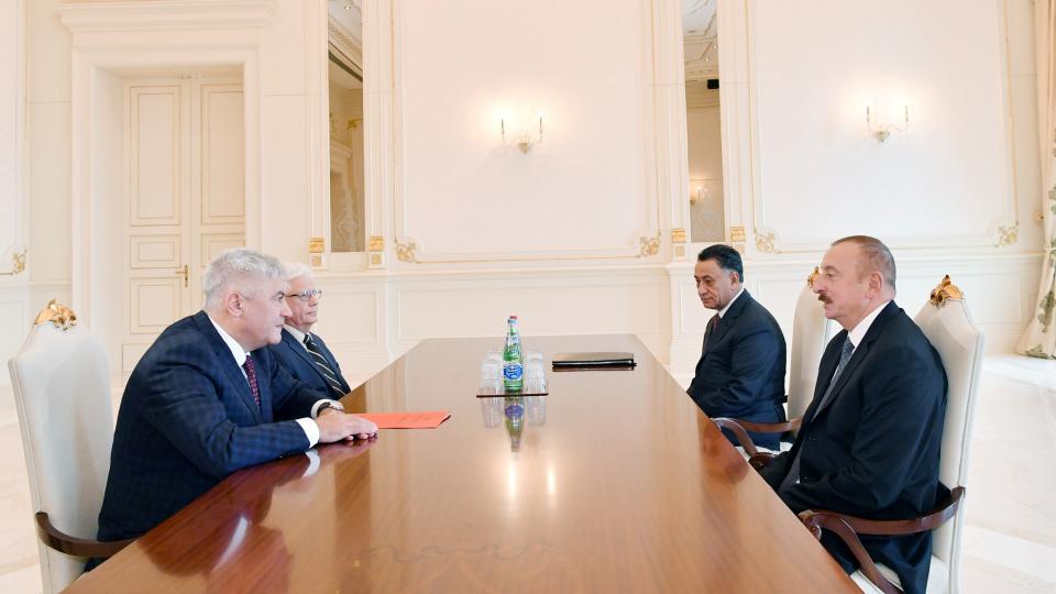 Ilham Aliyev received delegation led by Russian Minister of Internal Affairs