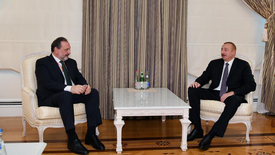 Ilham Aliyev received president of Chamber of Representatives of Uruguay