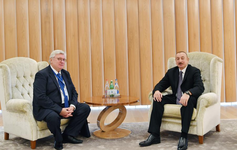 Ilham Aliyev met with rector of Moscow State Institute of International Relations