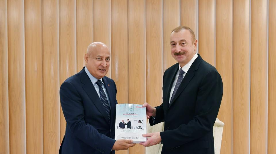 Ilham Aliyev received ISESCO Director General