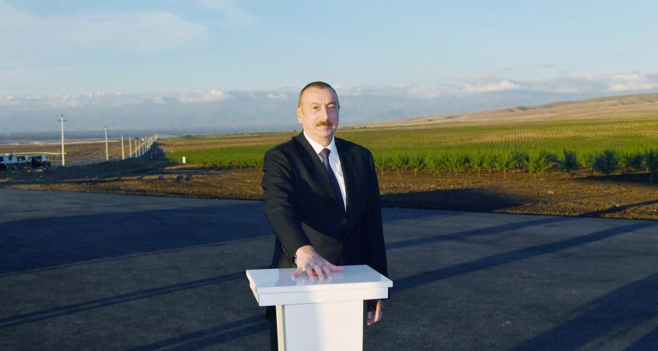 Ilham Aliyev attended opening of Gakh Agropark