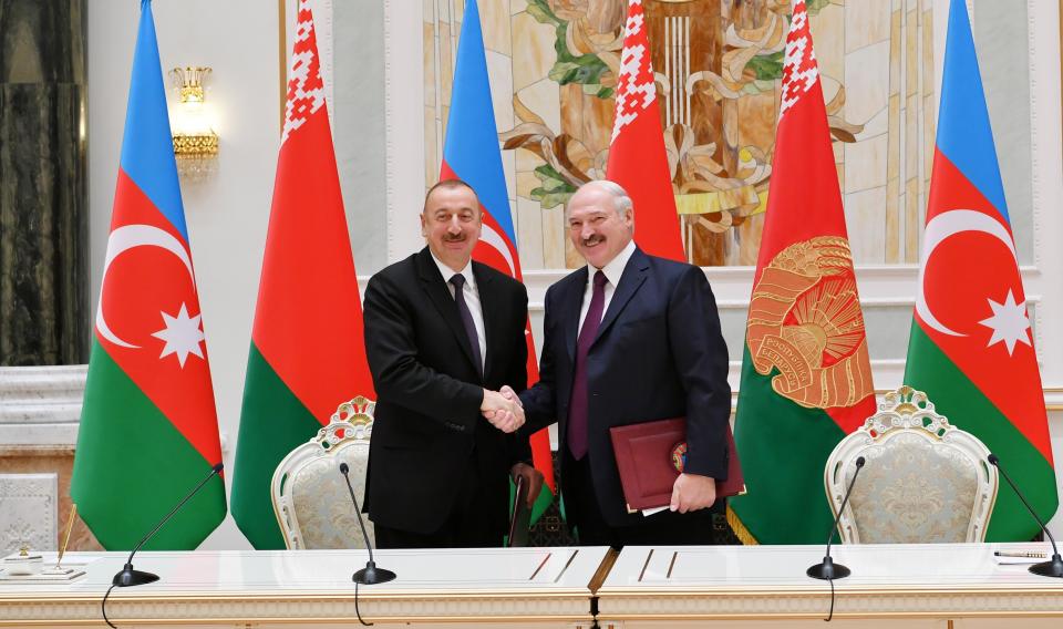 Подписаны азербайджано-белорусские документы
