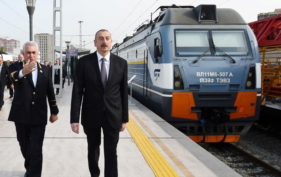 Visit of Ilham Aliyev to Sumgayit