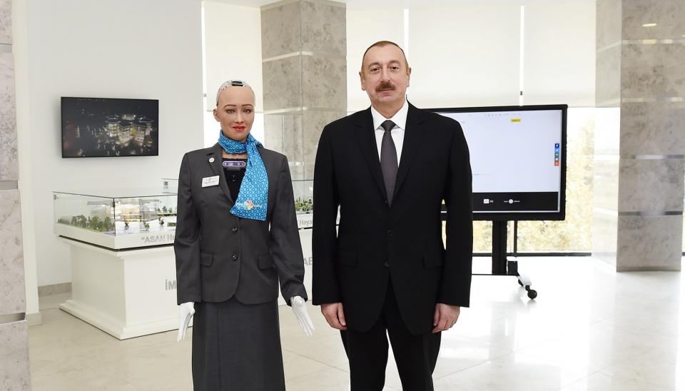 Visit of Ilham Aliyev to Imishli