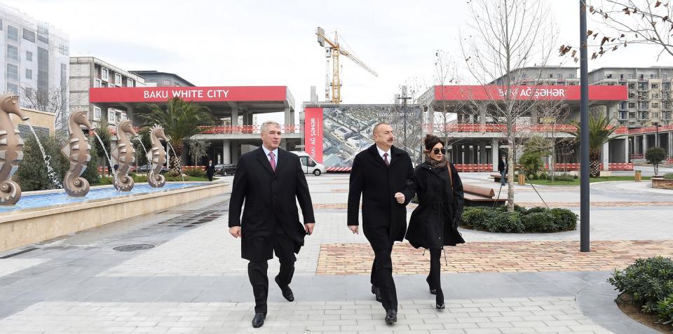 Ilham Aliyev attended opening of several facilities in Baku White City, familiarized himself with projects to be implemented