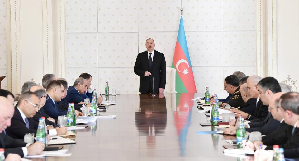 Ilham Aliyev chaired meeting of Cabinet of Ministers dedicated to results of socioeconomic development of 2018 and objectives for future