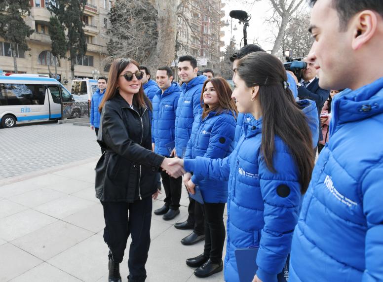 First Vice-President Mehriban Aliyeva arrived in Ganja city for visit