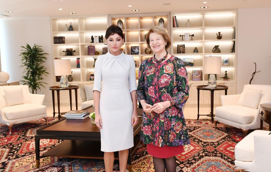 First Vice-President Mehriban Aliyeva met with UK Prime Minister's Trade Envoy to Azerbaijan