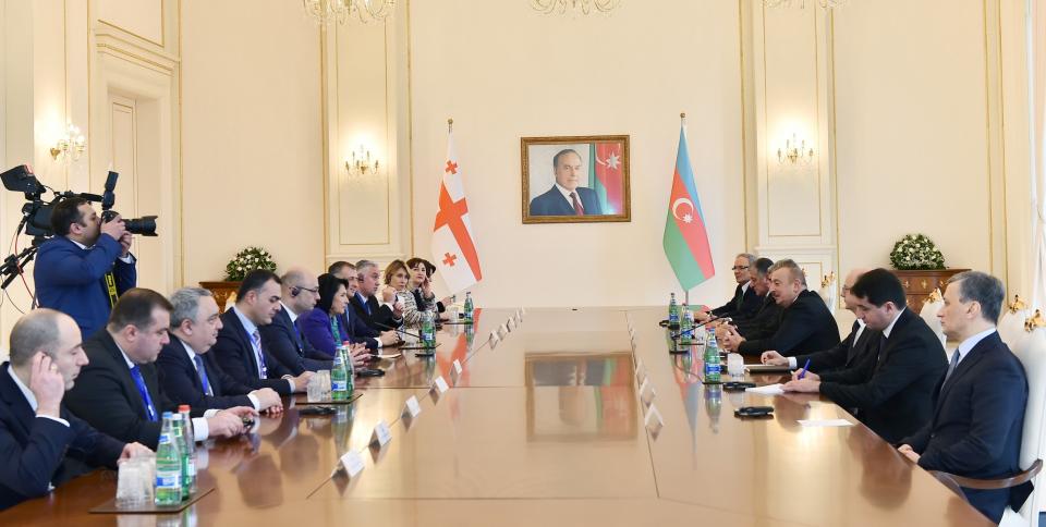 Azerbaijani, Georgian presidents held expanded meeting