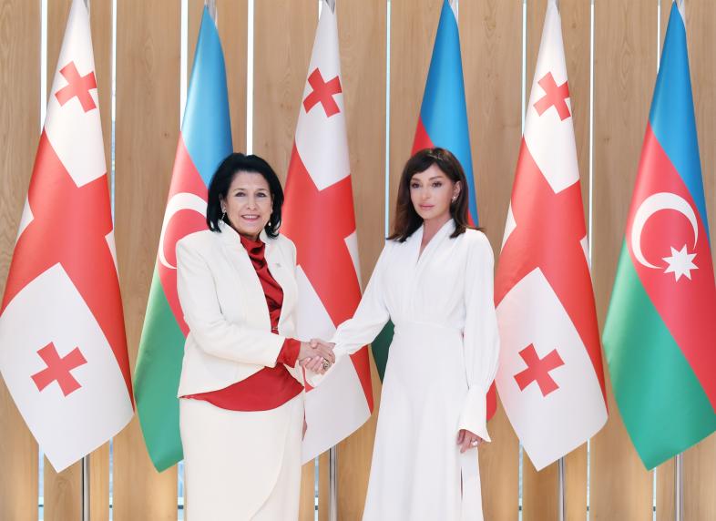 First Vice-President Mehriban Aliyeva met with Georgian President Salome Zourabichvili