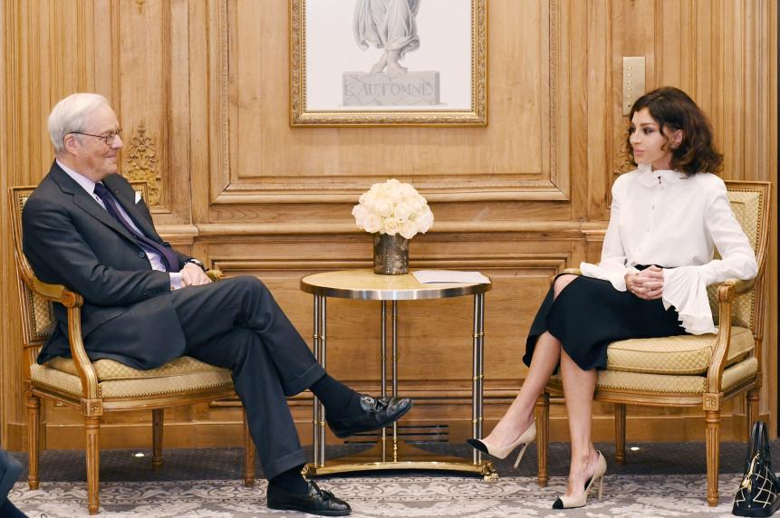 First Vice-President Mehriban Aliyeva met with chairman of Rothschild Global Financial Advisory