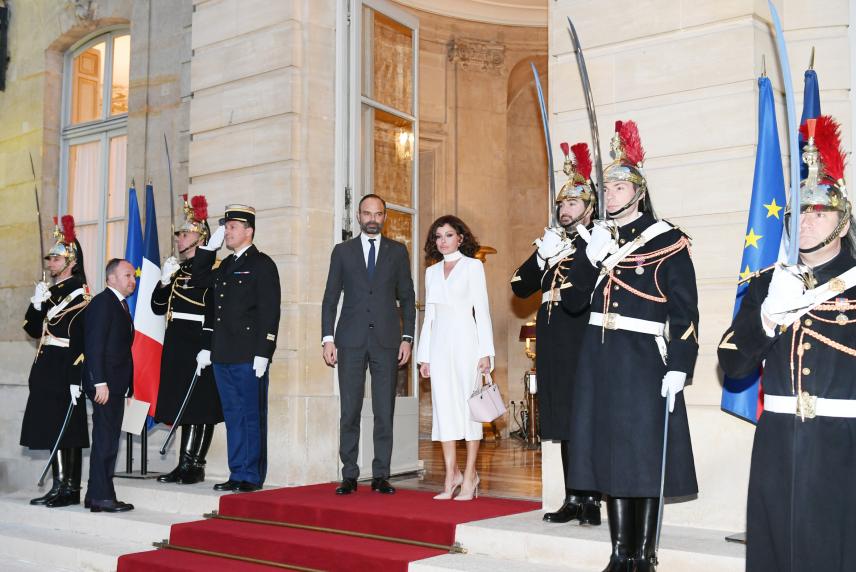 First Vice-President of Azerbaijan Mehriban Aliyeva, French Prime Minister Édouard Philippe held one-on-one meeting