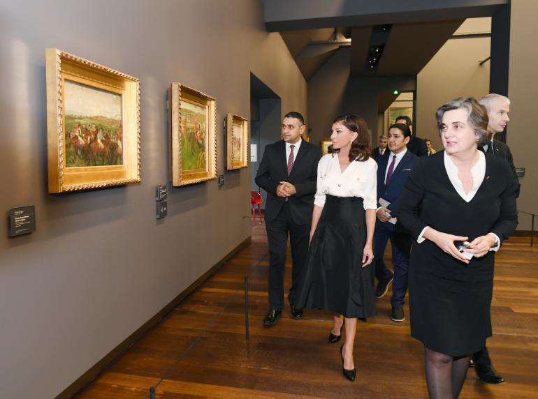 First Vice-President Mehriban Aliyeva, French Culture Minister Franck Riester visited Orsay Museum