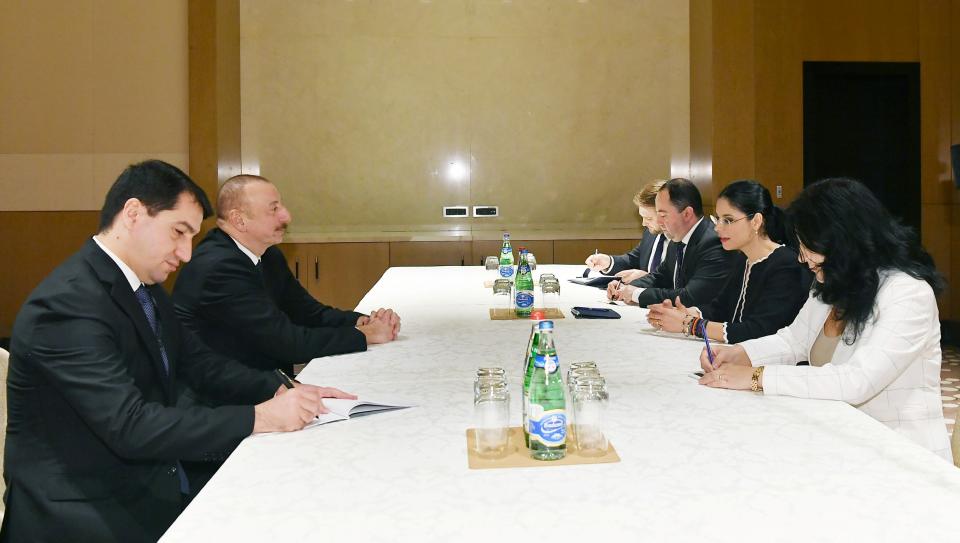 Ilham Aliyev met with Romanian vice prime minister