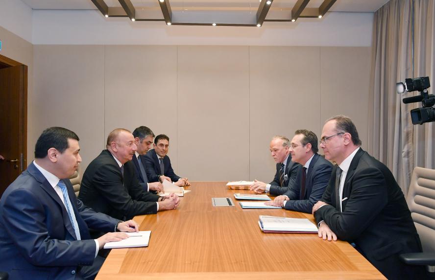 Ilham Aliyev met with Austrian vice-chancellor