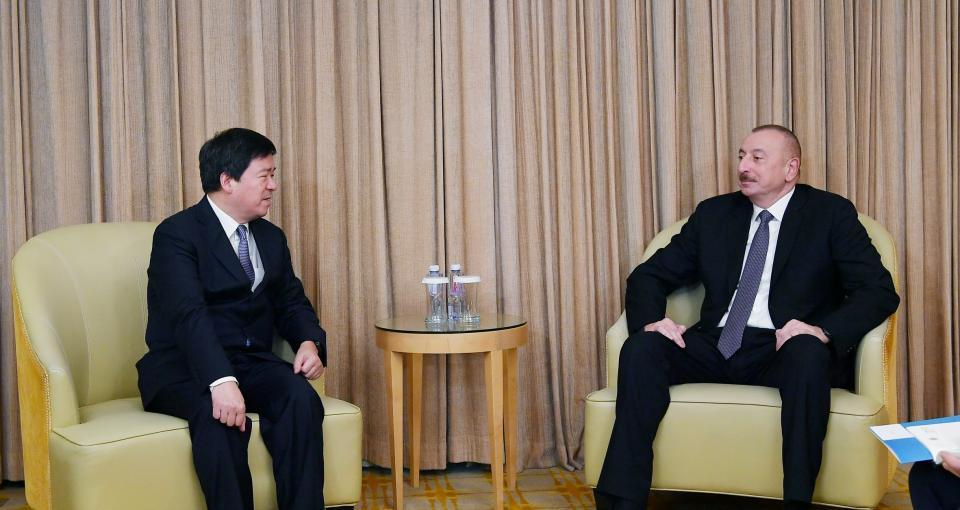 Ilham Aliyev met with chairman of ZTE Corporation in Beijing