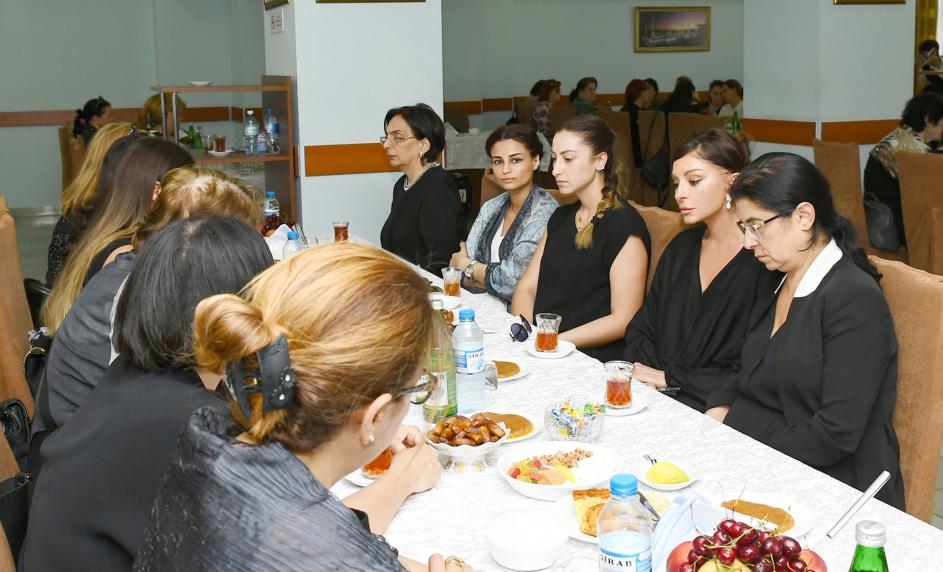 First Vice-President Mehriban Aliyeva attended mourning ceremony of prominent scientist Shirmammad Huseynov