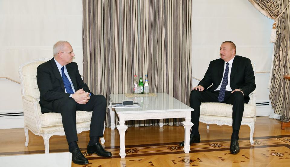 Ilham Aliyev received president of International Astronautical Federation