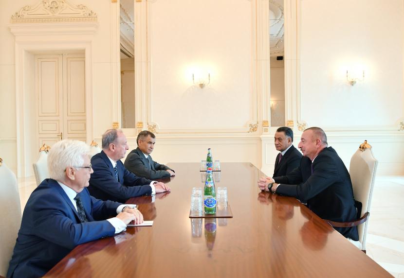 Ilham Aliyev received delegation led by secretary of Russian Security Council