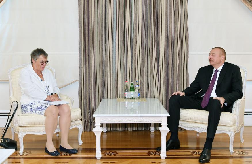 Ilham Aliyev received delegation led by PACE President