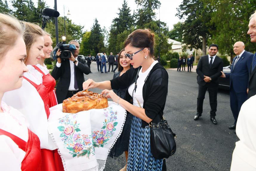 First Vice-President Mehriban Aliyeva attended inauguration of reconstructed Palace of Culture in Ivanovka village