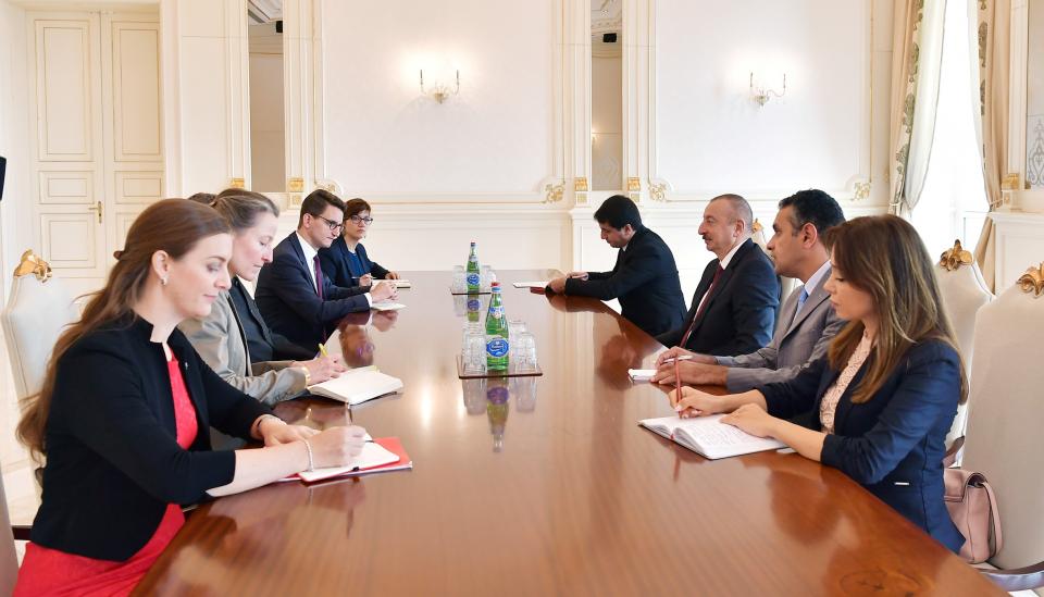 Ilham Aliyev received delegation led by president of Swiss Council of States