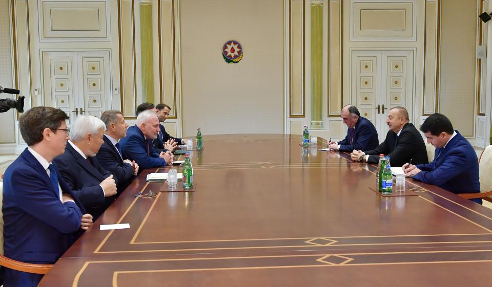 Ilham Aliyev received OSCE Minsk Group co-chairs