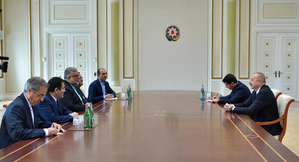 Ilham Aliyev received delegation led by head of Iran’s Culture and Islamic Communications organization