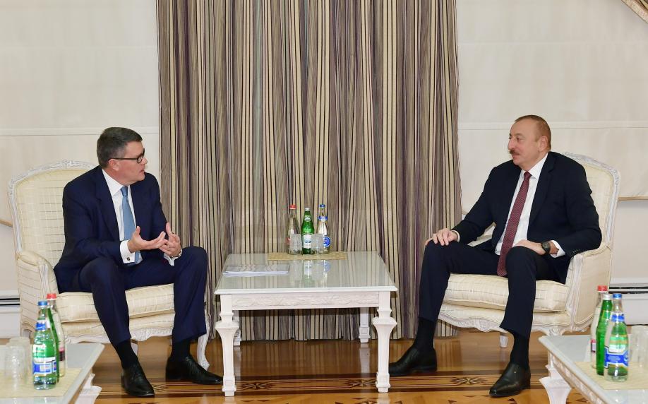 Ilham Aliyev received CISCO delegation