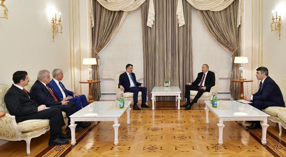 Ilham Aliyev received delegation led by Turkish minister of agriculture and forestry