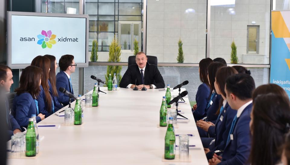 Visit of Ilham Aliyev to Shamakhi