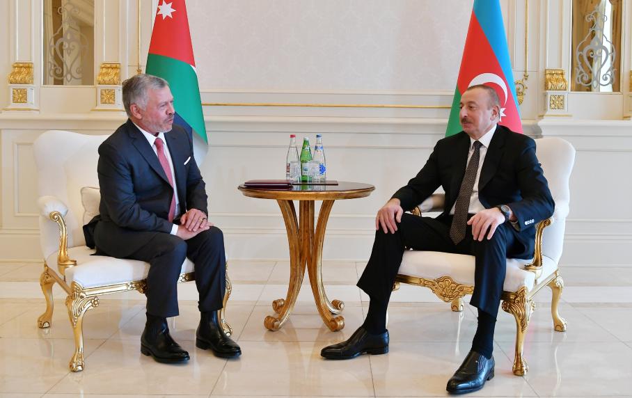 President of Azerbaijan, King of Jordan held one-on-one meeting