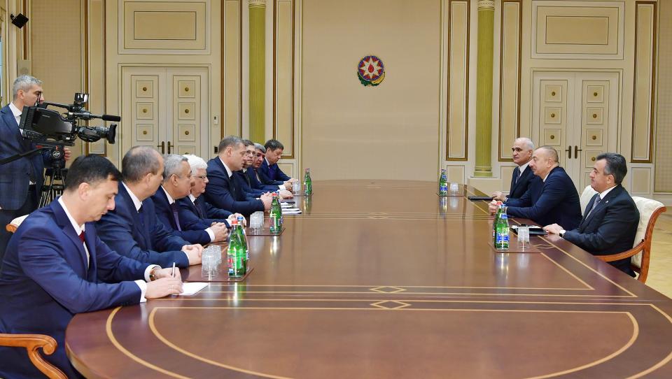 Ilham Aliyev received delegation led by governor of Russia's Astrakhan region