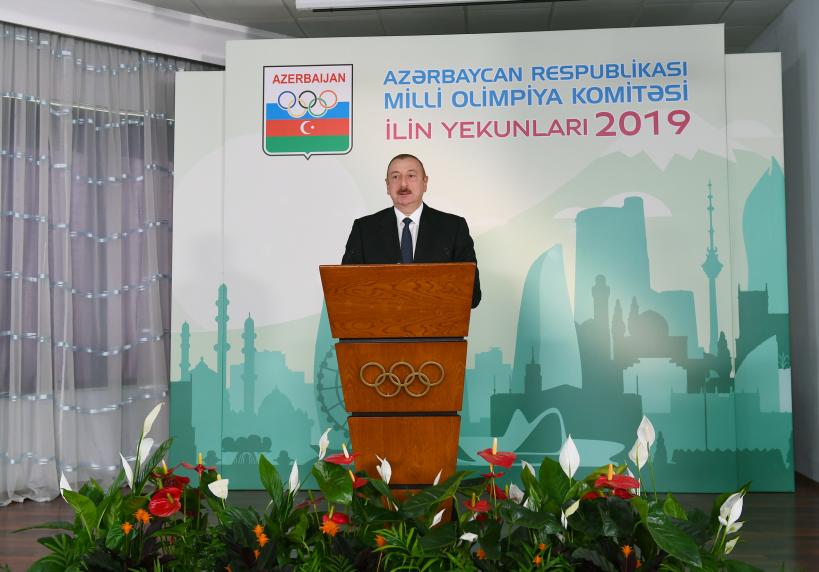 Ilham Aliyev attended ceremony dedicated to 2019 sporting results