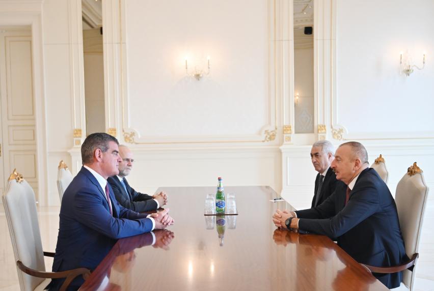 Ilham Aliyev received president of Board of Directors of Stadler Rail AG