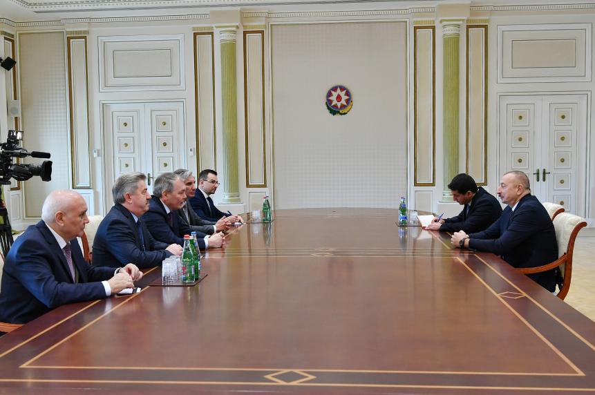 Ilham Aliyev received Russian State Duma delegation