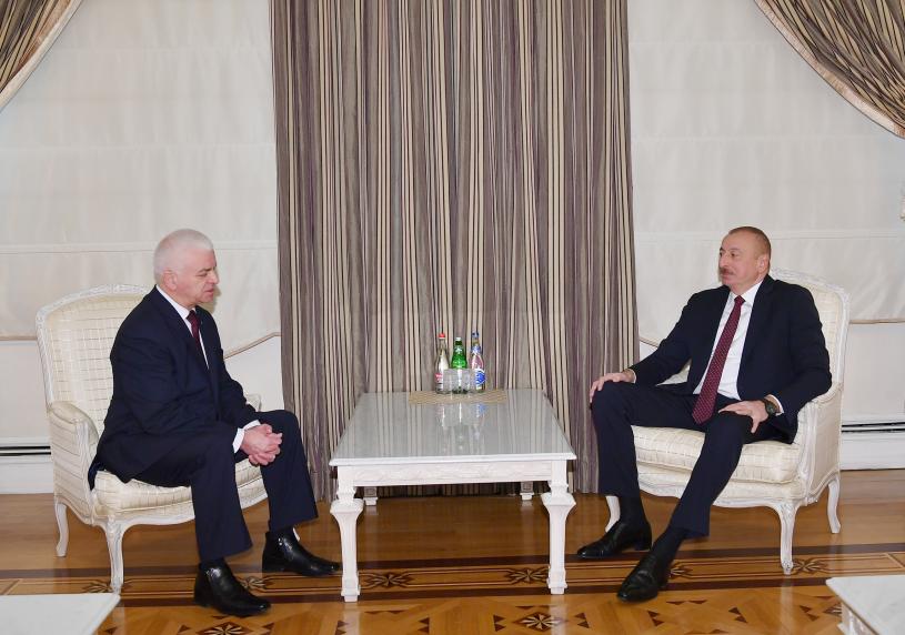 Ilham Aliyev received head of CIS observation mission