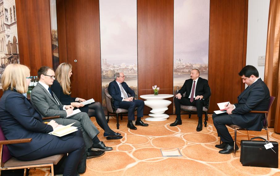 Ilham Aliyev met with World Bank Managing Director in Munich