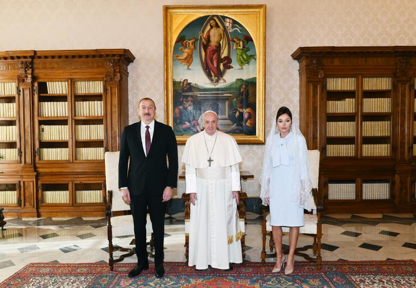 Ilham Aliyev met with Pope Francis in Vatican