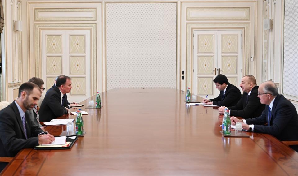 Ilham Aliyev received US Deputy Assistant Secretary for Energy Diplomacy