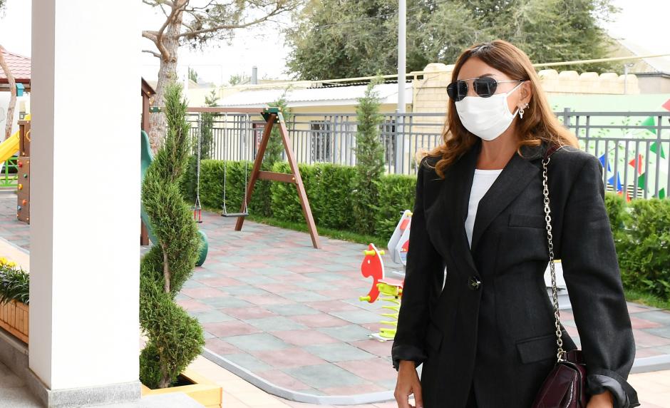 First Vice-President Mehriban Aliyeva attended the opening of a new building of kindergarten No.212