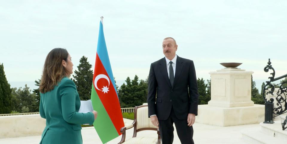 Ильхам Алиев дал интервью телеканалу «Аль-Джазира»