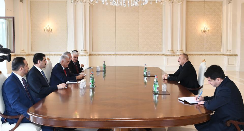 Ilham Aliyev received delegation led by Turkey’s former Prime Minister Binali Yildirim