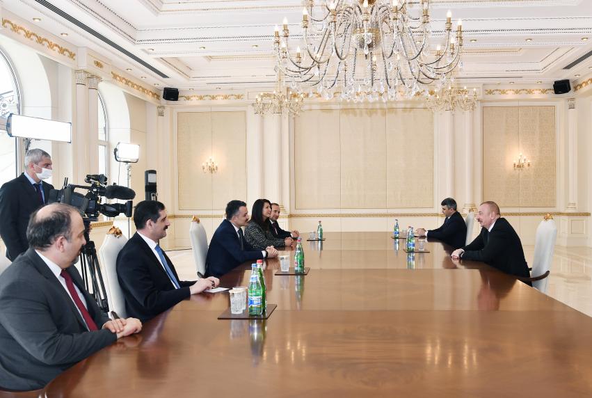 Ilham Aliyev received delegation led by Turkish minister of agriculture and forestry