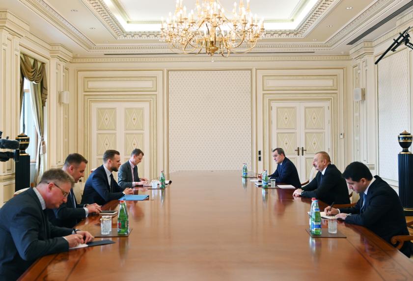 Ilham Aliyev received delegation led by Lithuanian FM