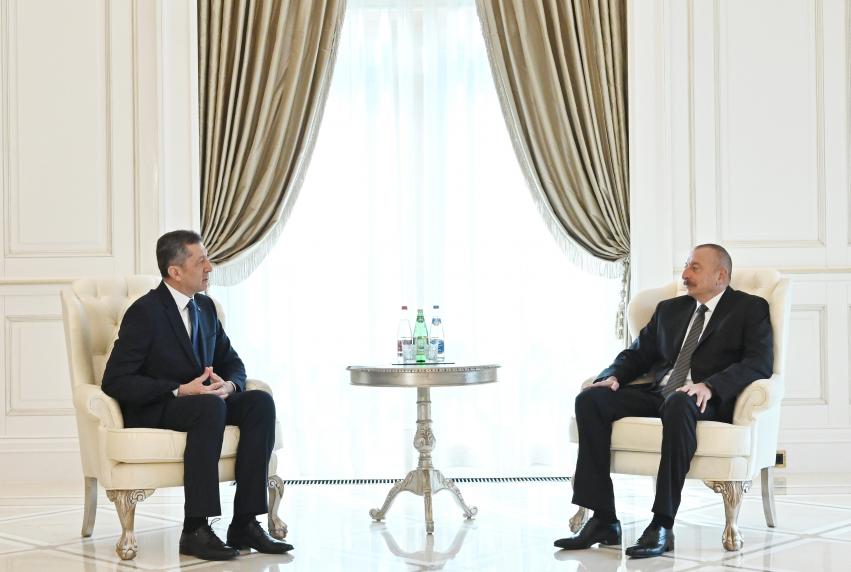 Ilham Aliyev received Turkish minister of national education