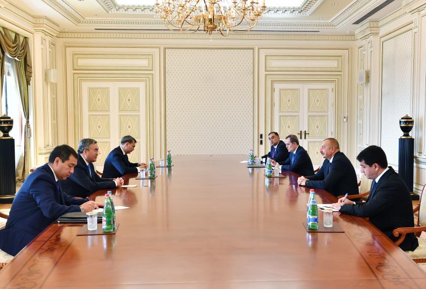 Ilham Aliyev received Deputy Prime Minister of Kazakhstan