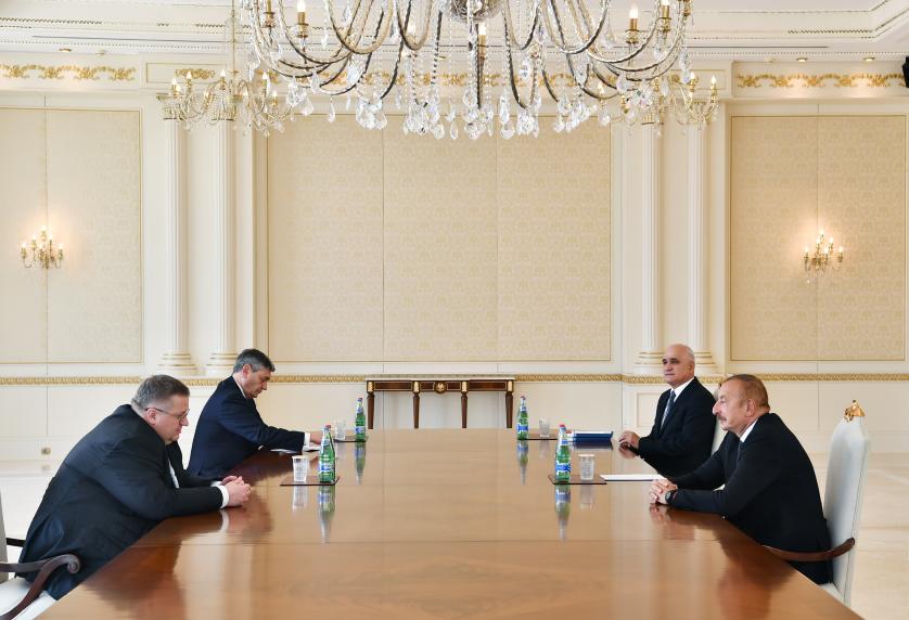 Ilham Aliyev received Deputy Prime Minister of Russian Federation